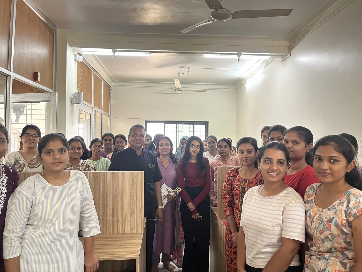 Previous cohort in the learning studio