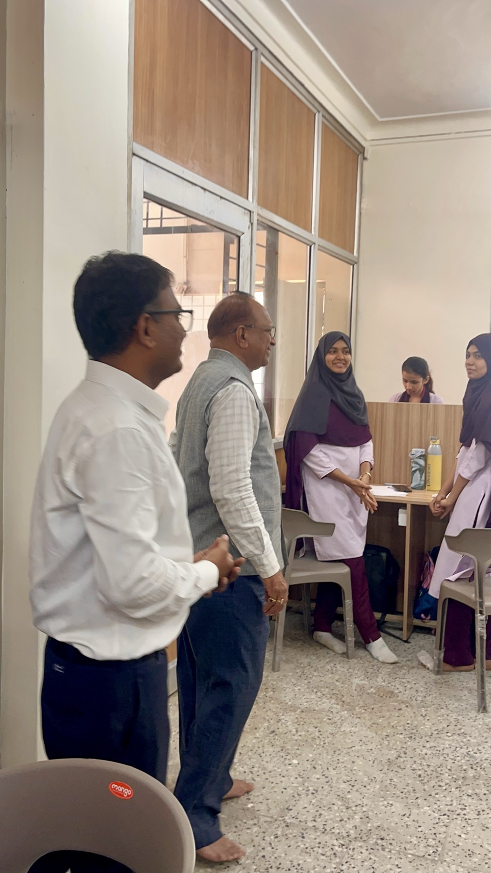 Retained academic interaction at Shri Siddheshwar Women’s Polytechnic